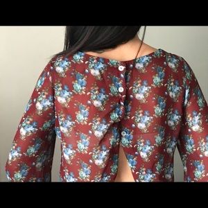 Crop blouse